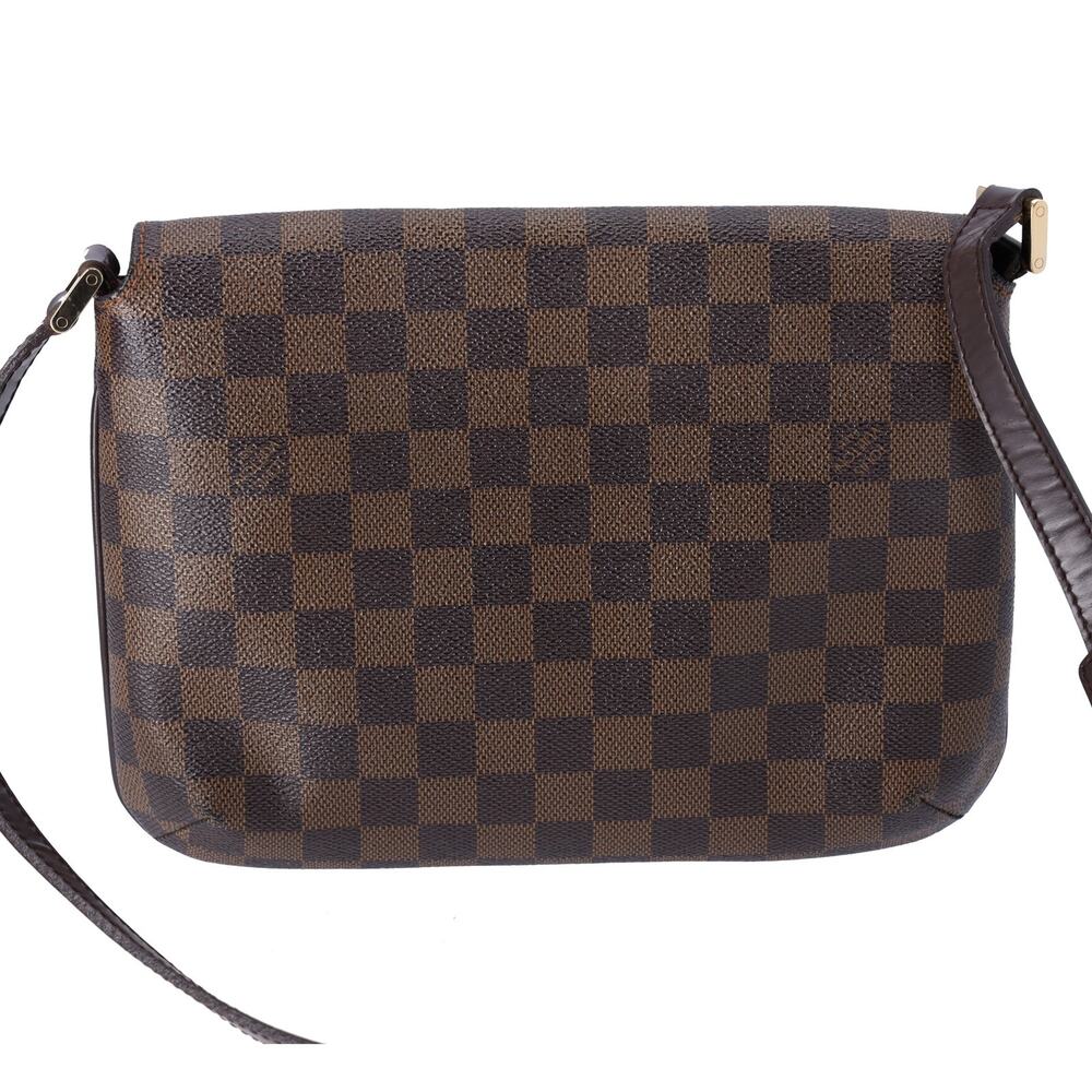 Louis Vuitton Musette Tango Long Strap Shoulder Bag N51301 Damier Ebene - Picture 2 of 6